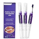 Zahnaufhellung Bleaching Stift, Zähne Aufhellen, Purple Zahnweiss Stift, Teeth Whitening Pen Schnelles Entfernen Aller Flecken, Zähne Ganz Einfach...