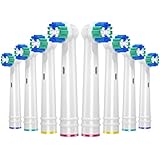 REDTRON Ersatzbürstenköpfe für Oral B, 8 Pack elektrische Zahnbürstenköpfe für Oral B Braun, Classic Precision Clean Bürstenköpfe Fit...