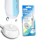 DABBLU Clean Pads, für Oral-B Ladestation, für elektrische Zahnbürste, Einfach anwendbar & hygienisch, 100% Polyester, Passgenau &...