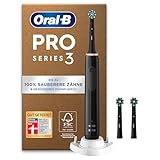 Oral-B Pro Series 3 Plus Edition Elektrische Zahnbürste, 3 Aufsteckbürsten, mit visueller 360° Andruckkontrolle für Zahnpflege, Designed by Braun,...