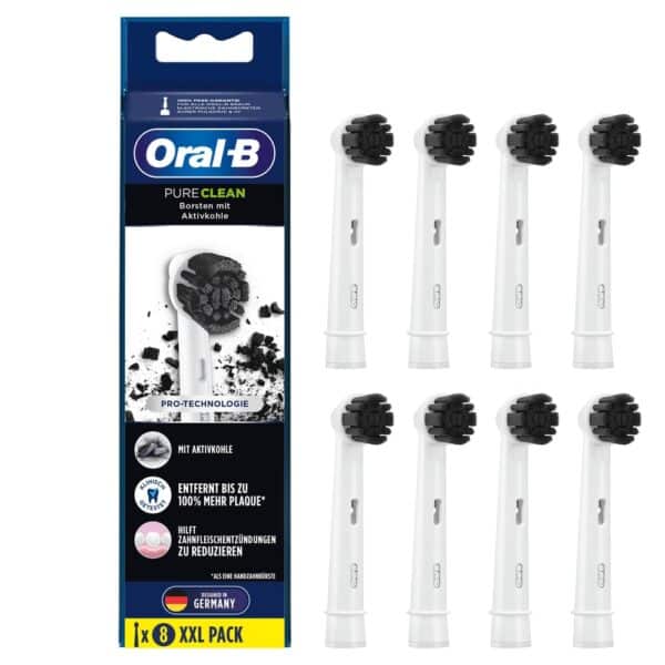 Oral-B Aufsteckbürsten Pure Clean Aktivkohle