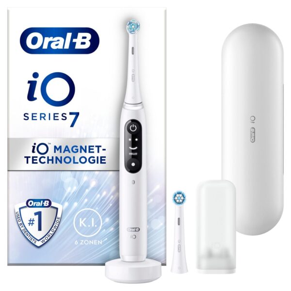 Oral-B iO Series 7 White Alabaster Zahnbürste