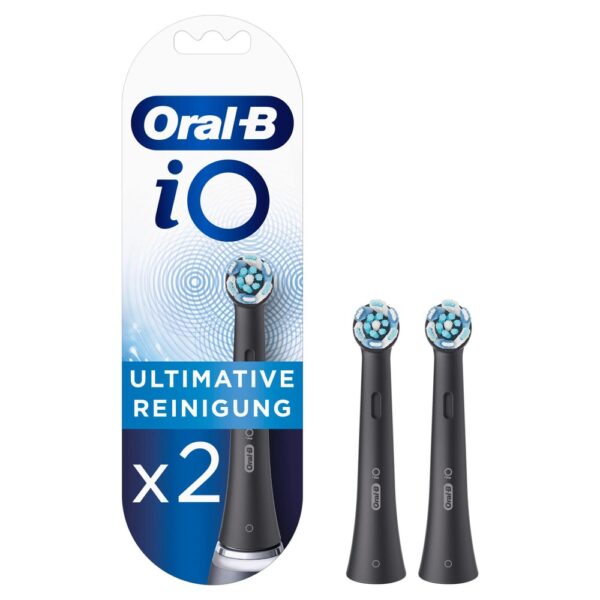 Oral-B iO Ultimative Reinigung Aufsteckbürsten schwarz (2 Stück) 319832